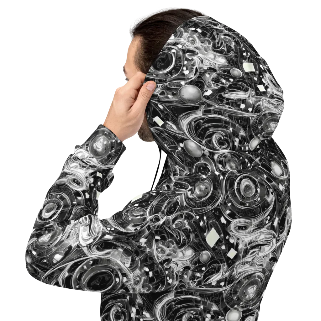 Chrome Whirlpool on Hoodie — Back