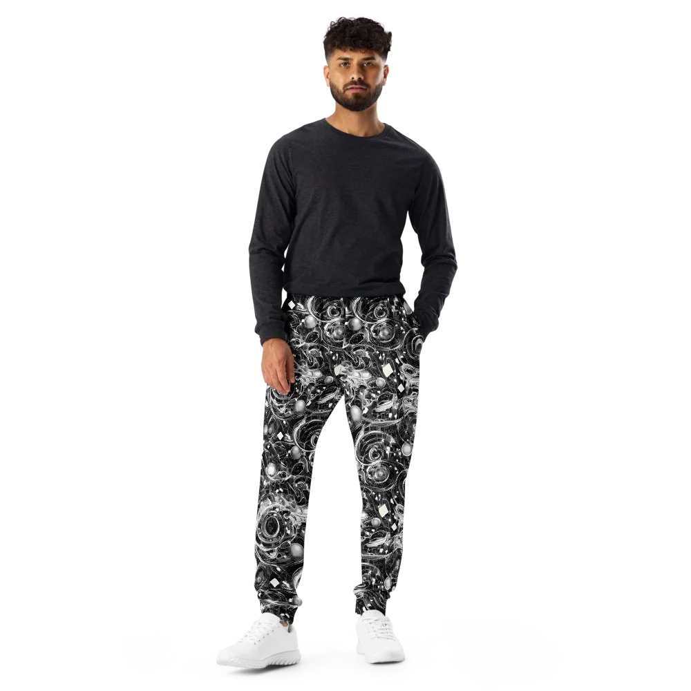 Chrome Whirlpool on Men's Joggers — Front