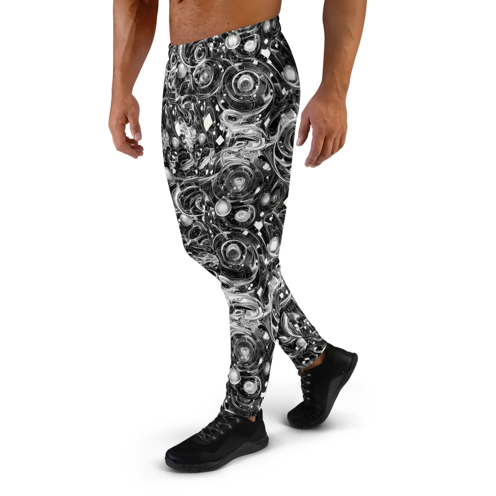 Chrome Whirlpool on Men's Joggers — Left