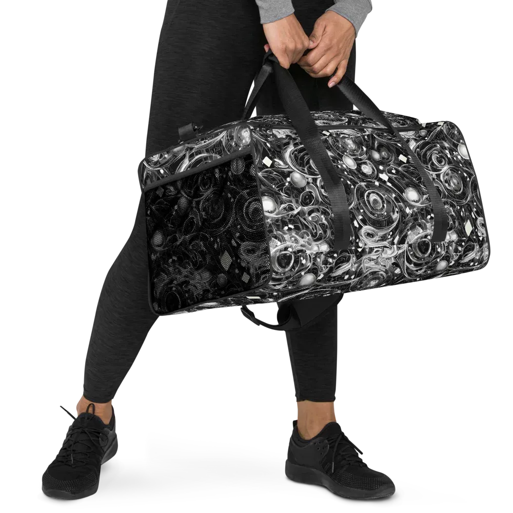 Chrome Whirlpool on Duffle Bag — Right Front