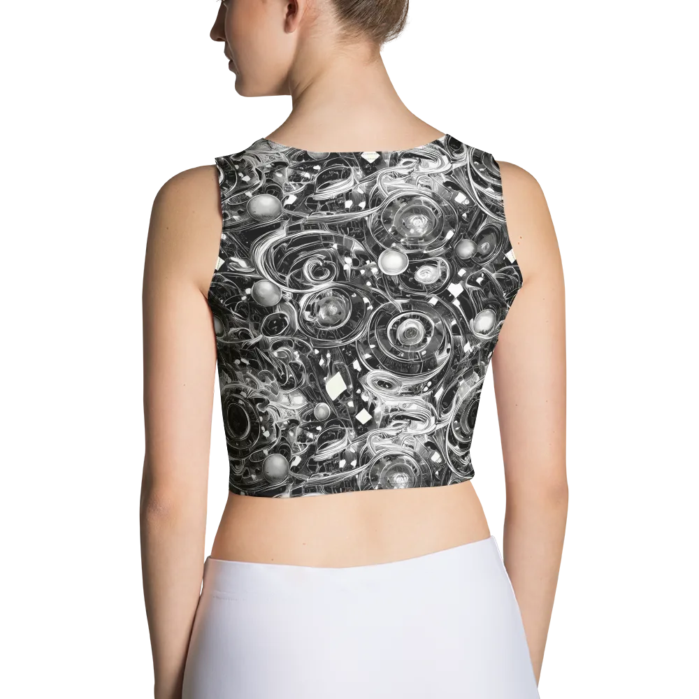 Chrome Whirlpool on Crop Top — Back