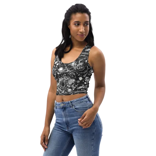 Chrome Whirlpool on a Crop Top