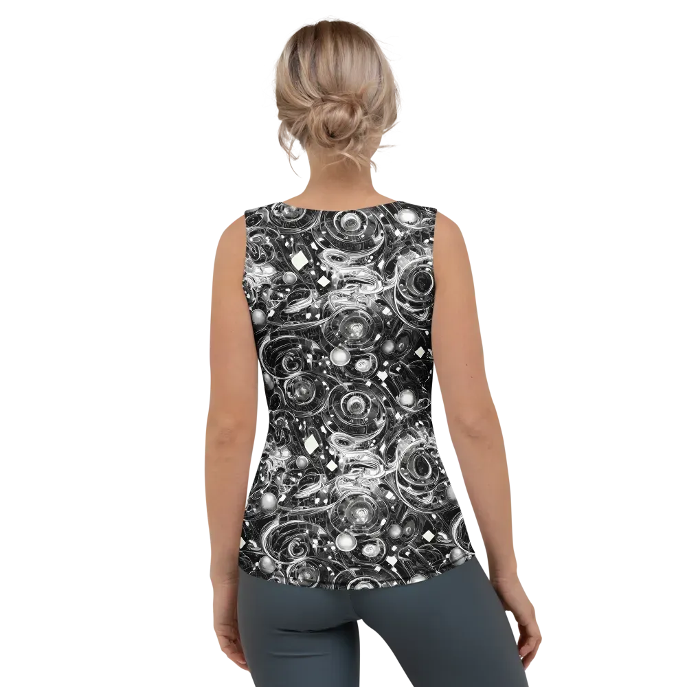 Chrome Whirlpool on Women's Tank Top — Back
