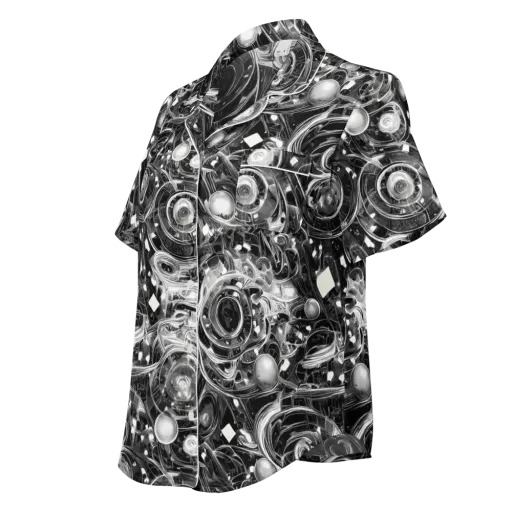 Chrome Whirlpool on a Women's Short Sleeve Pajama Top