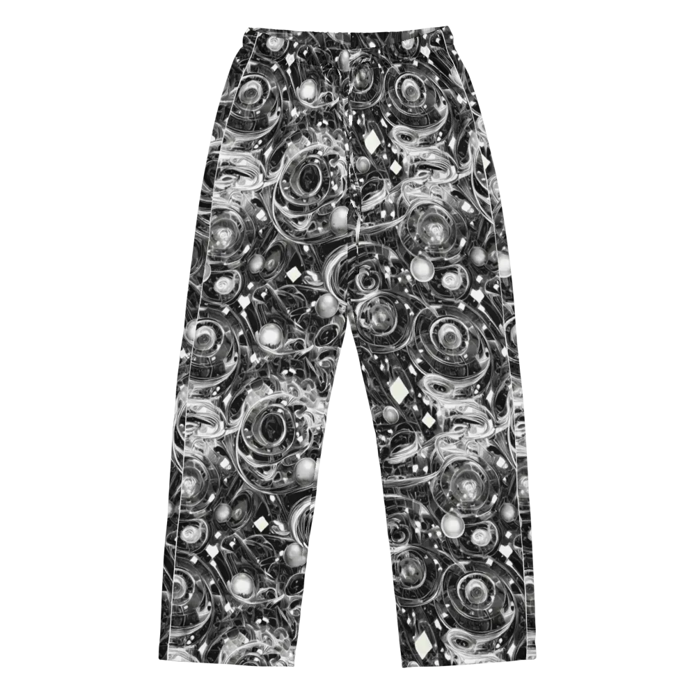 Chrome Whirlpool on Women's Pajama Pants — Front