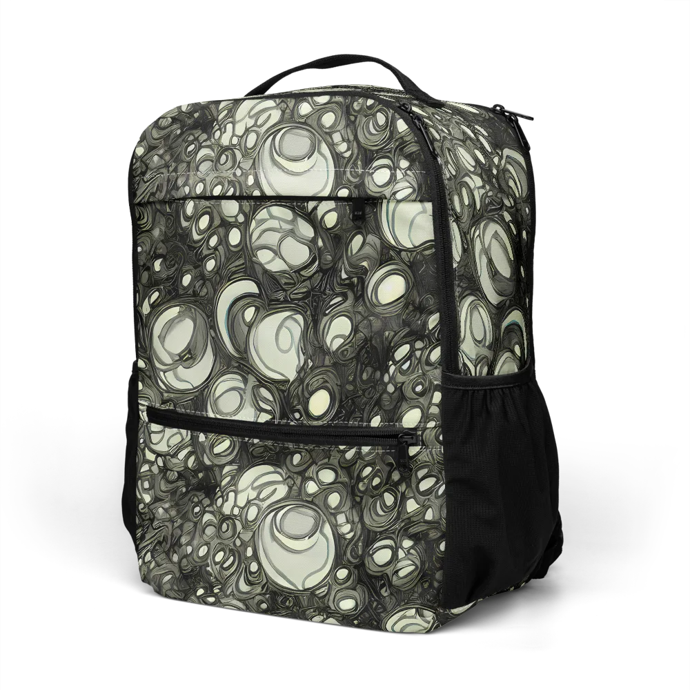 Cellular Noir on Utility Backpack — Left Front