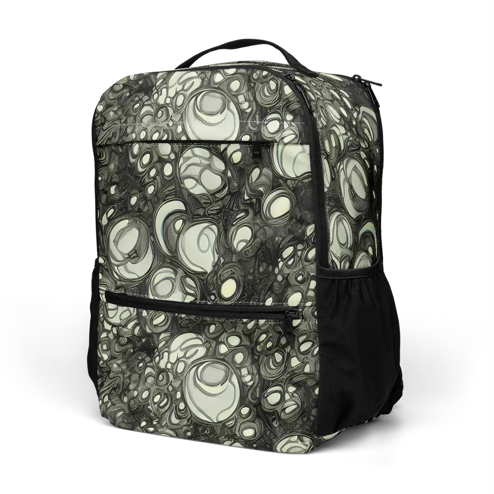 Cellular Noir on Utility Backpack — Left Front