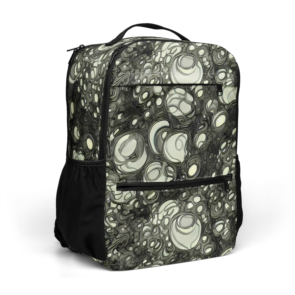 Cellular Noir on Utility Backpack — Right Front