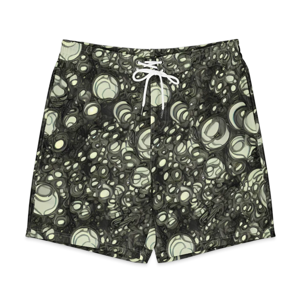 Cellular Noir on Men's Board Shorts — Front