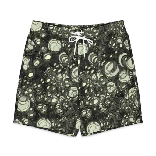 Cellular Noir on a Men's Board Shorts