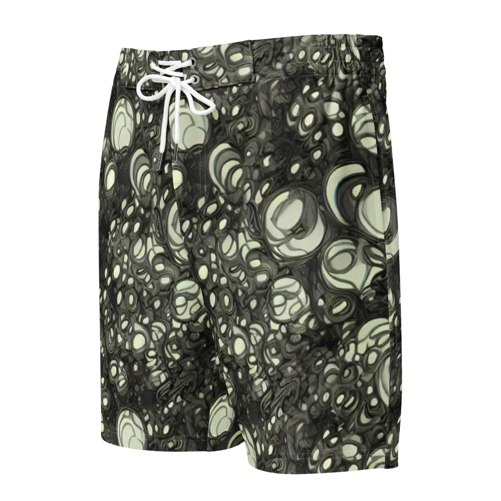 Cellular Noir on Men's Board Shorts — Front