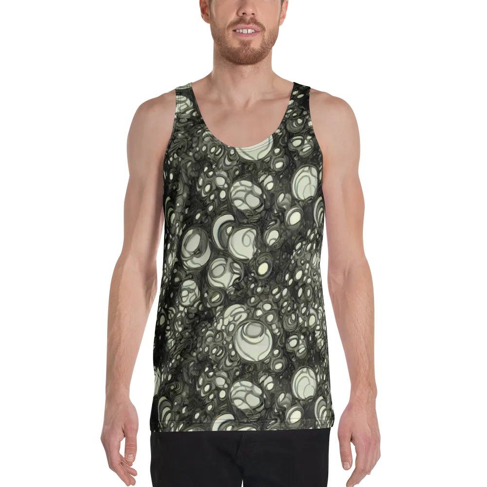 Cellular Noir on Men's Tank Top — Front