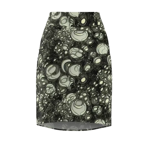 Cellular Noir on a Pencil Skirt