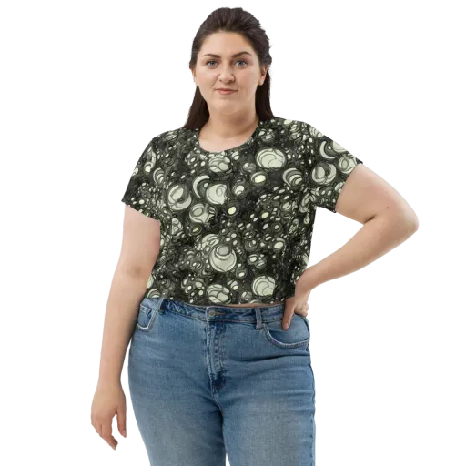 Cellular Noir on a Crop Tee