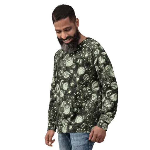 Cellular Noir on a Sweatshirt