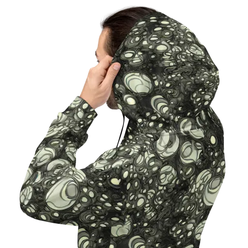 Cellular Noir on a Hoodie