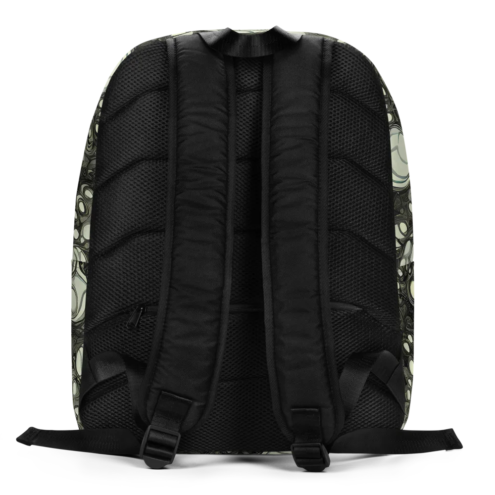 Cellular Noir on Minimalist Backpack — Back