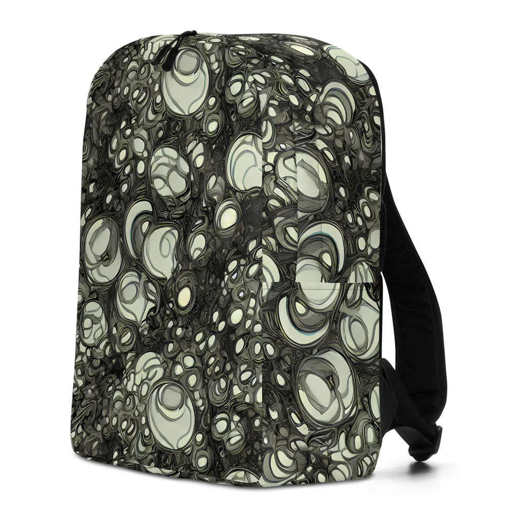 Cellular Noir on Minimalist Backpack — Left