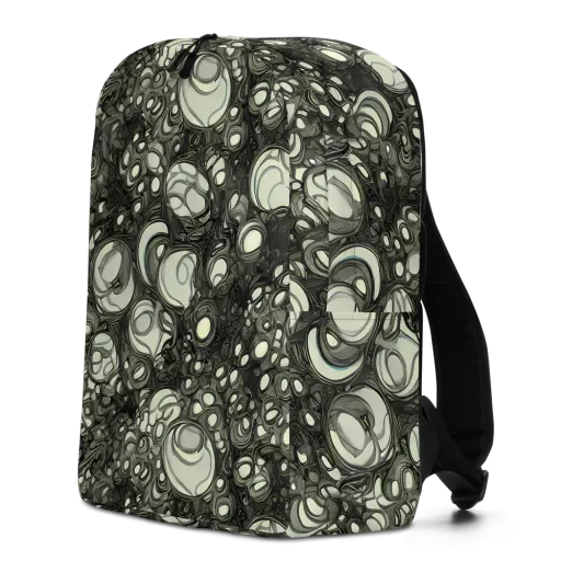 Cellular Noir on a Minimalist Backpack