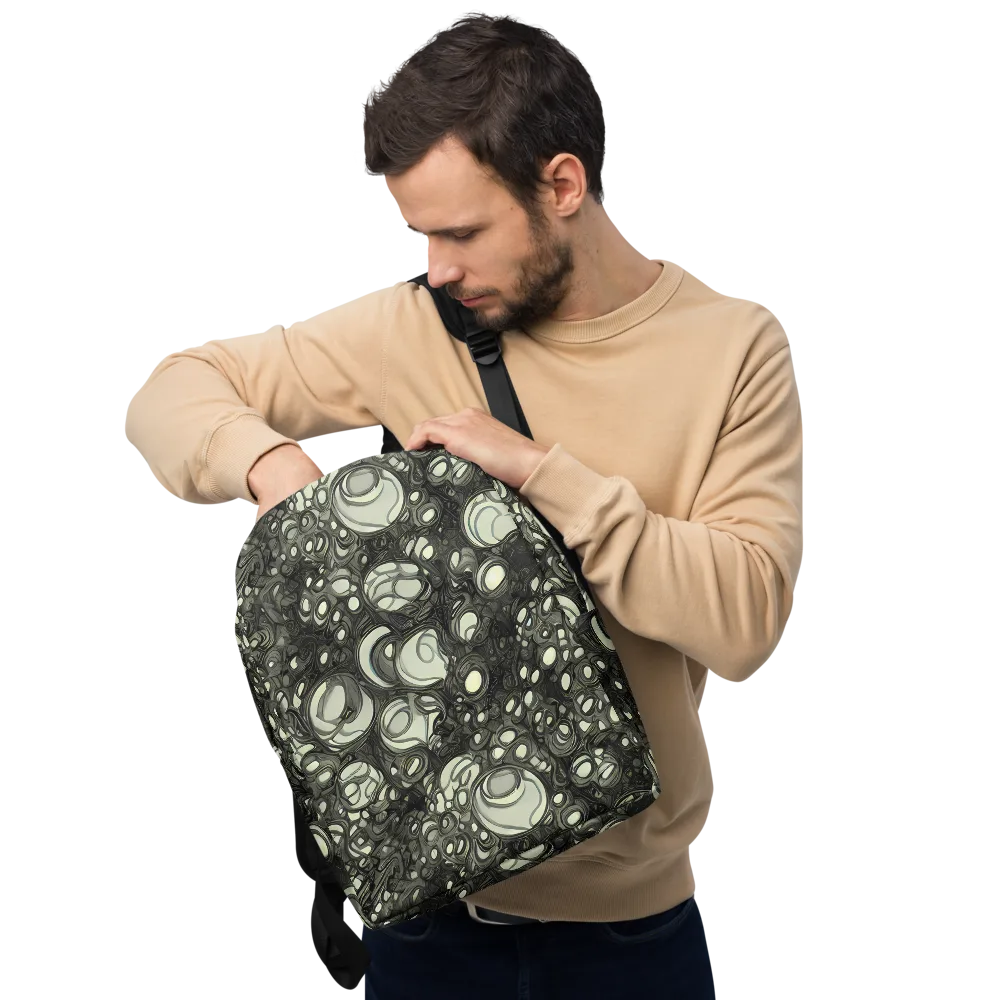 Cellular Noir on Minimalist Backpack — Front