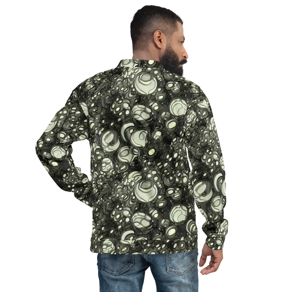Cellular Noir on Bomber Jacket — Back