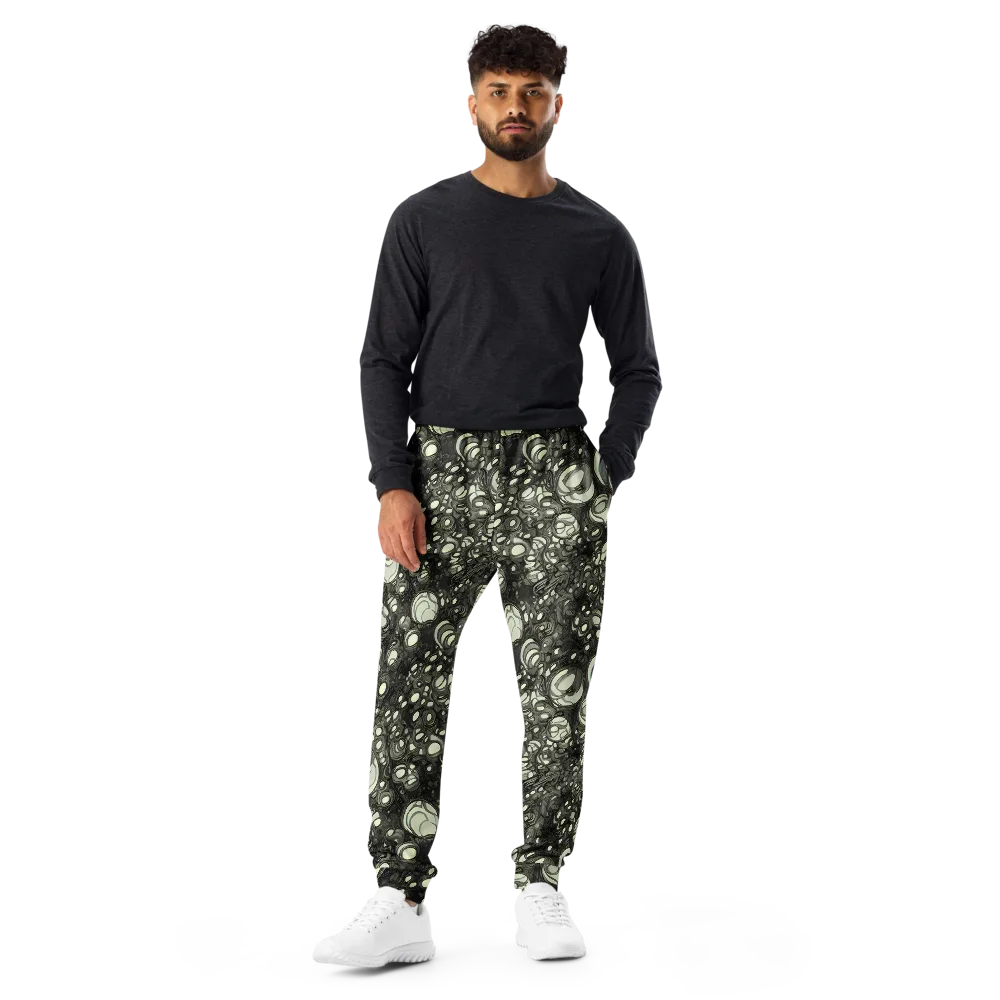 Cellular Noir on Men's Joggers — Front