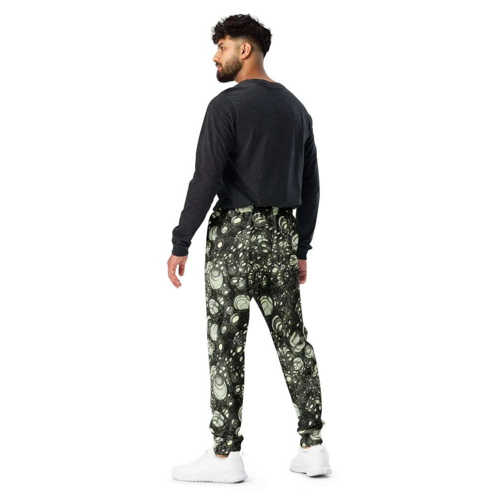 Cellular Noir on Men's Joggers — Back