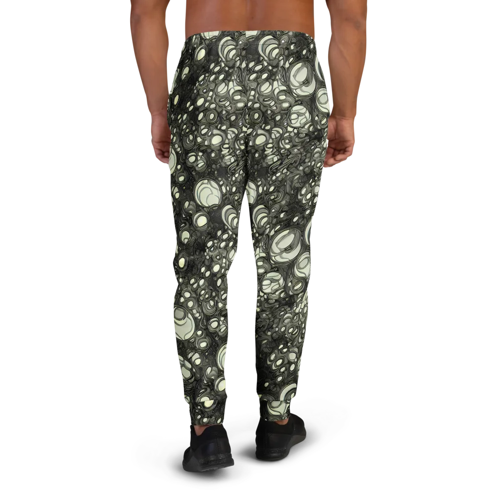 Cellular Noir on Men's Joggers — Back