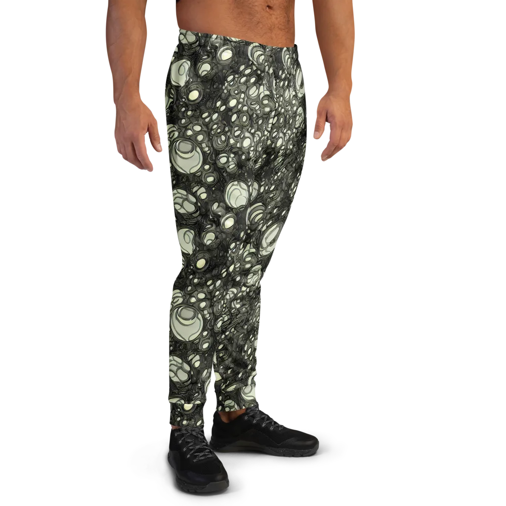 Cellular Noir on Men's Joggers — Right