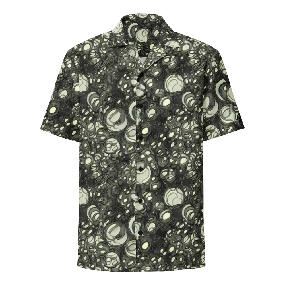 Cellular Noir on Button Shirt — Front