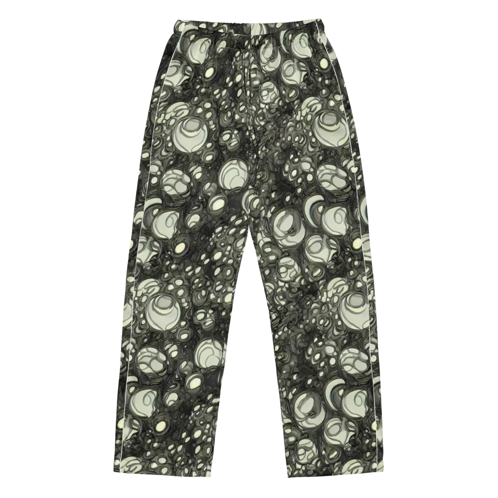 Cellular Noir on Women's Pajama Pants — Front