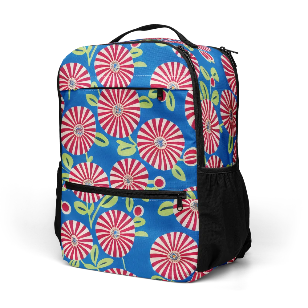 Radiant Garden Parade on Utility Backpack — Left Front
