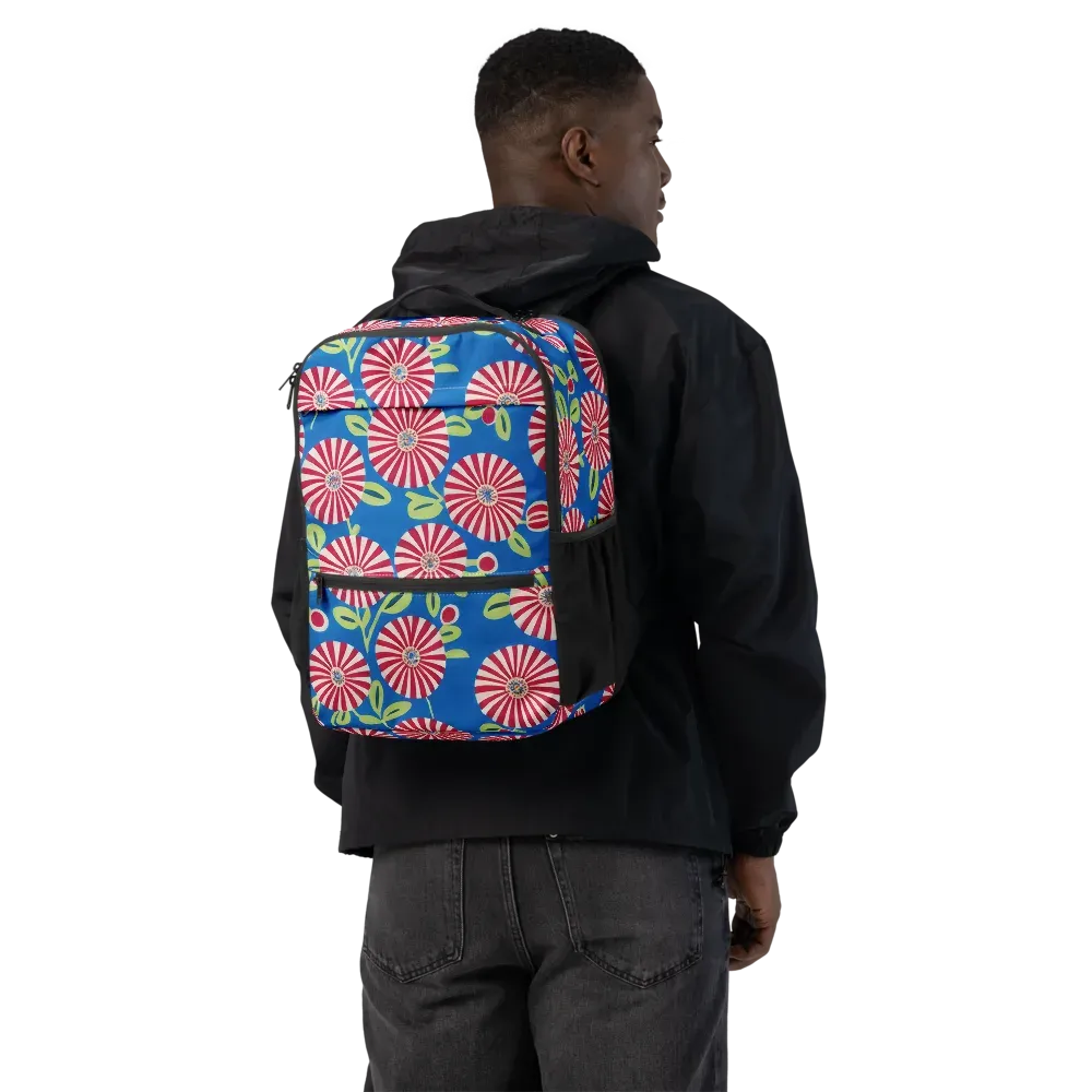Radiant Garden Parade on Utility Backpack — Back
