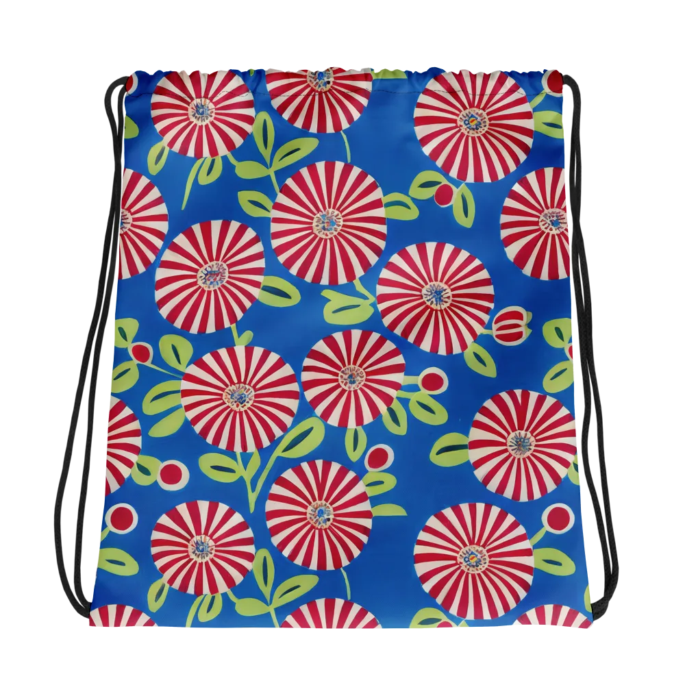 Radiant Garden Parade on Drawstring Bag — Photo