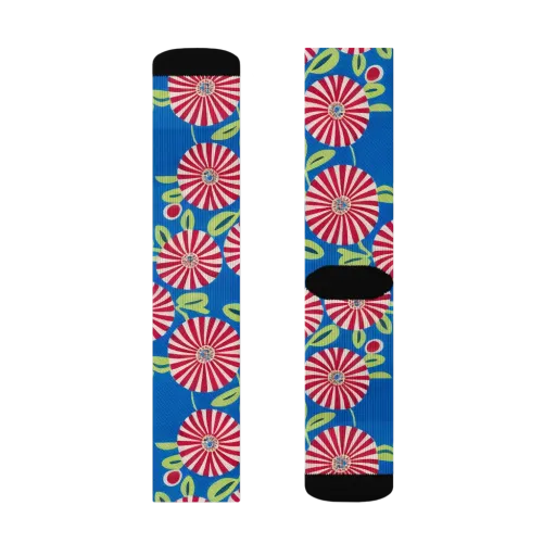 Radiant Garden Parade on a Socks