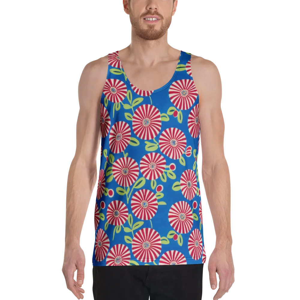 Radiant Garden Parade on Men's Tank Top — Front