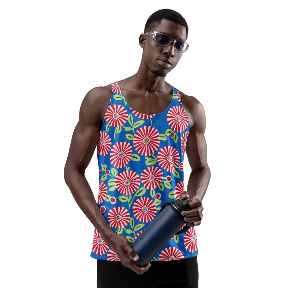 Radiant Garden Parade on Men's Tank Top — Front