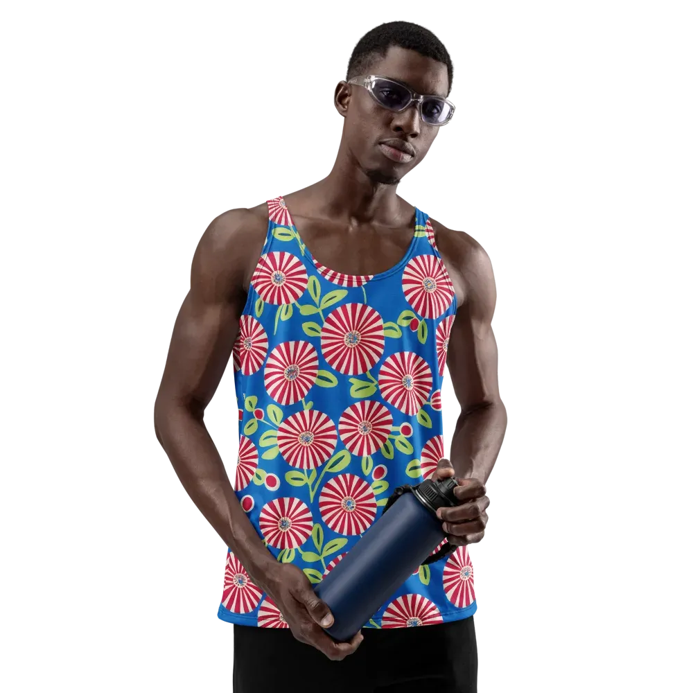 Radiant Garden Parade on Men's Tank Top — Front
