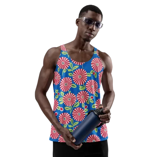 Radiant Garden Parade on Men's Tank Top