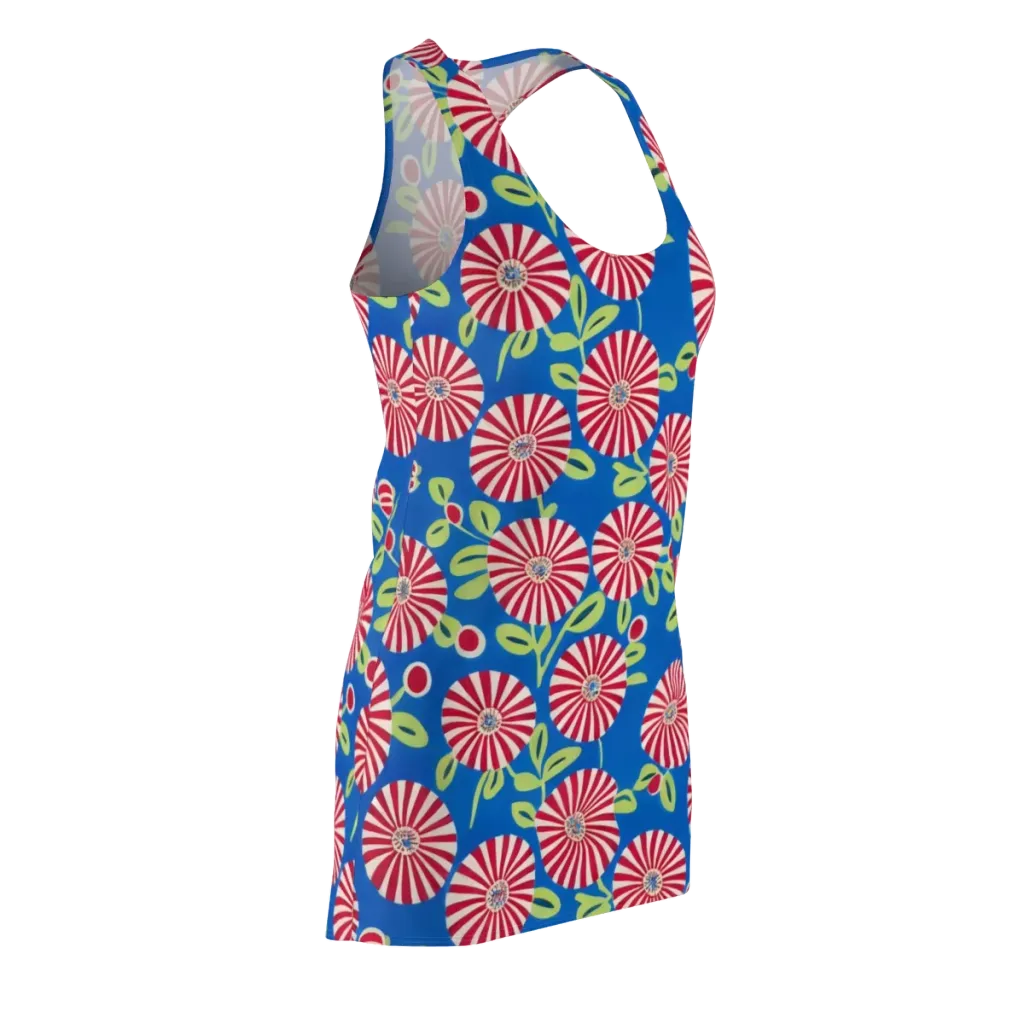 Radiant Garden Parade on Racerback Dress — Front Side