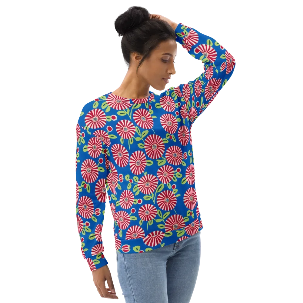 Radiant Garden Parade on Sweatshirt — Right Front