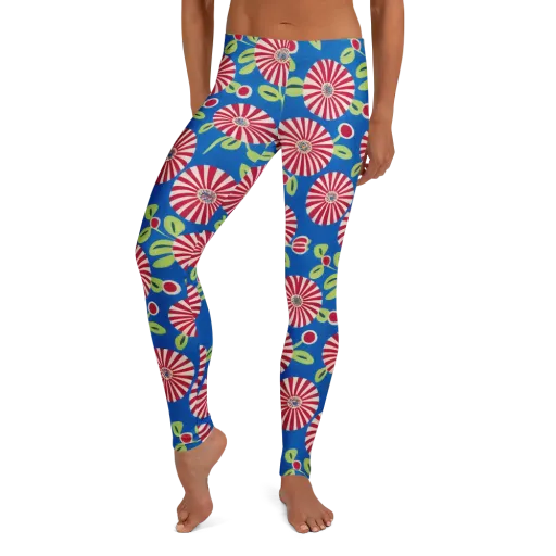 Radiant Garden Parade on a Leggings