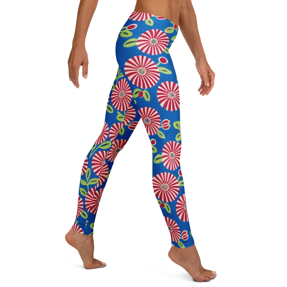 Radiant Garden Parade on Leggings — Right