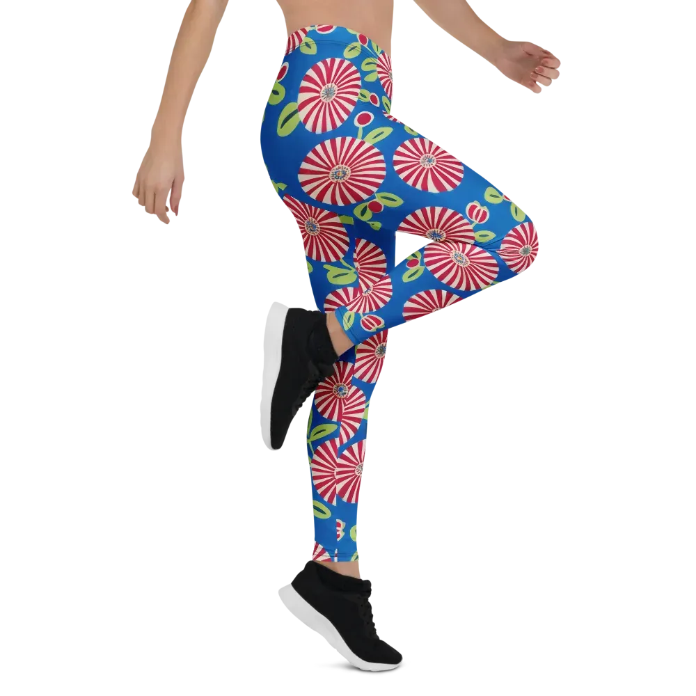 Radiant Garden Parade on Leggings — Right