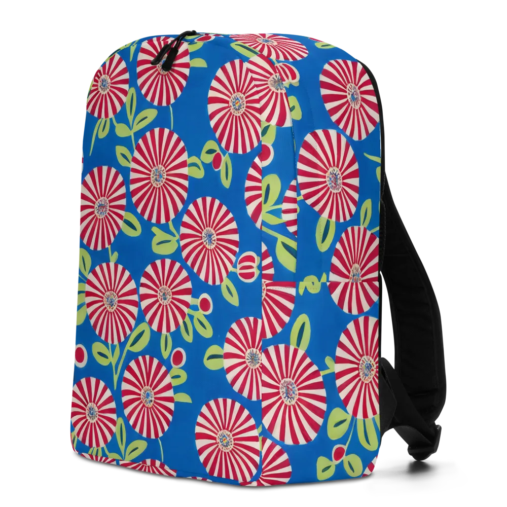 Radiant Garden Parade on Minimalist Backpack — Left