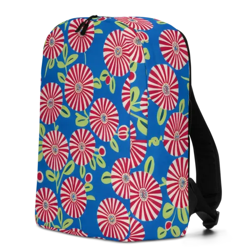 Radiant Garden Parade on a Minimalist Backpack