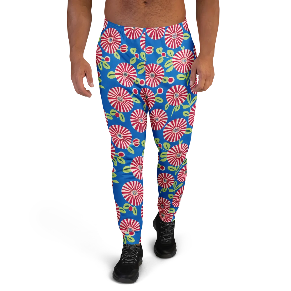 Radiant Garden Parade on Men's Joggers — Front