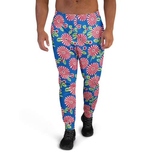 Radiant Garden Parade on a Men's Joggers