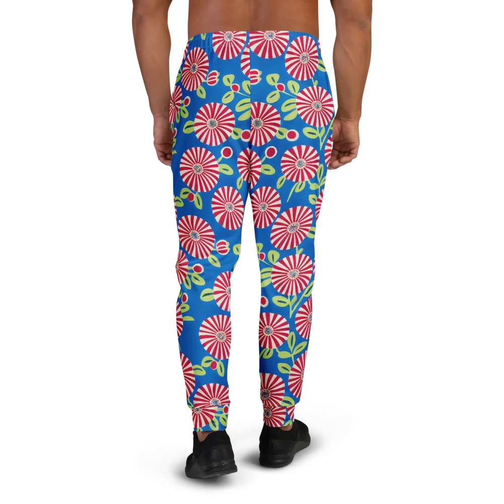 Radiant Garden Parade on Men's Joggers — Back