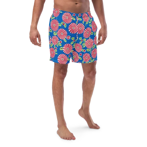 Radiant Garden Parade on a Swim Trunks